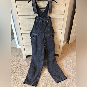 We the free washed black overalls